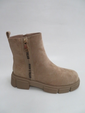 Botki damskie jesienne na płaskim (36-41) A730 KHAKI
