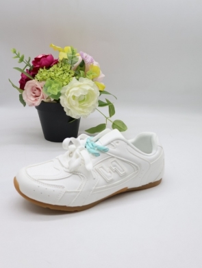 Buty sportowe damskie na płaskim (36-41) CL-811 WHITE