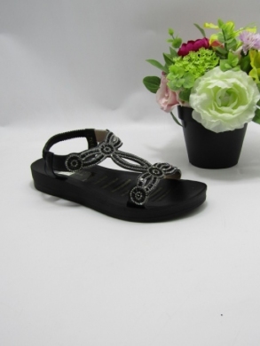 Sandały damskie na płaskim (36-41) 28102 BLACK