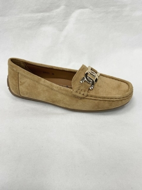 Mokasyny damskie na płaskim (36-41) XA093 CAMEL