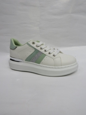 Buty sportowe damskie na płaskim (36-41) R131 GREEN