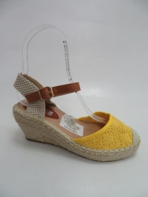 Sandały damskie na koturnie (36-41) ZZ-13 YELLOW