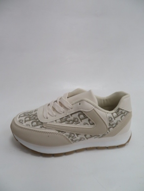 Sneakersy damskie niskie (36-41) 8766-SP BEIGE