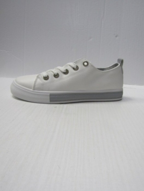 Buty sportowe damskie na płaskim (36-41) BK57 SILVER