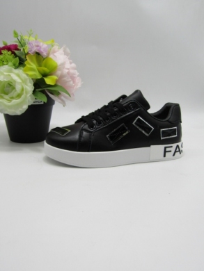 Buty sportowe damskie na płaskim (36-41) FZL-6 BLACK