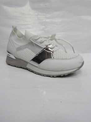 Buty sportowe damskie na płaskim (36-41) 8476 WHITE