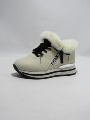 Buty sportowe damskie ocieplane (36-41) 8351-3 BEIGE