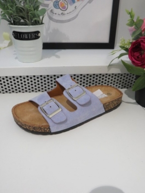 Klapki damskie na płaskim (36-41) W87 PURPLE
