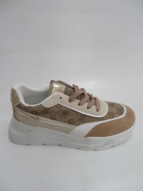 Sneakersy damskie niskie (36-41) QS45 KHAKI