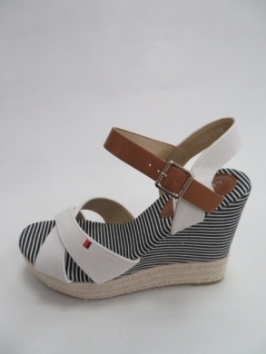 Sandały Damskie na koturnie (36-41) P926 WHITE
