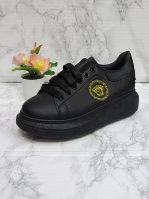 Buty sportowe damskie na płaskim (36-41) L701-2 BLACK