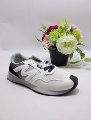 Buty sportowe damskie na płaskim (36-41) ALLS-18 WHITE