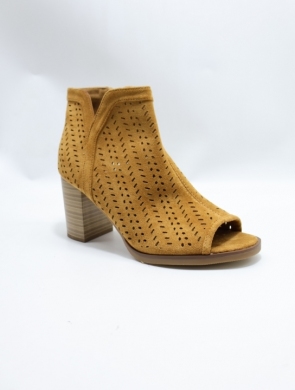 Botki damskie na obcasie (36-41) 3150 CAMEL