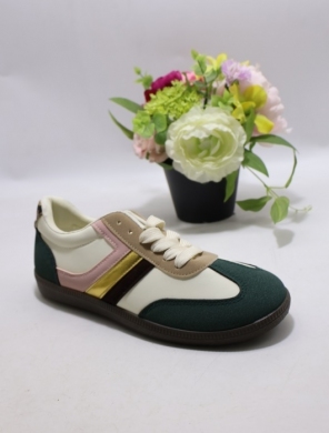 Buty sportowe damskie na płaskim (36-41) AD02 KHAKI