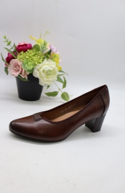 Czółenki damskie na obcasie (36-41) YCC-161 BROWN