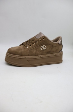 Buty sportowe damskie na płaskim (36-41) 26691 KHAKI