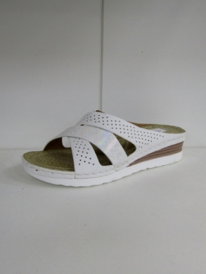 Klapki damskie na koturnie (36-41) N22-1061 WHITE