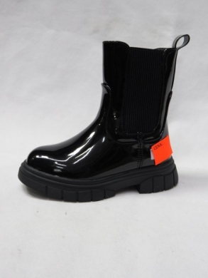 Botki dziewczęce ocieplane (25-30) 7364-2B BLACK