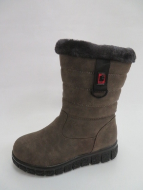 Kozaki damskie ocieplane na płaskim (36-41) J25-2 KHAKI