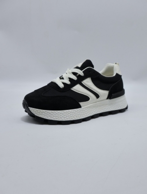 Buty sportowe damskie na płaskim (36-41) L-85 BLACK