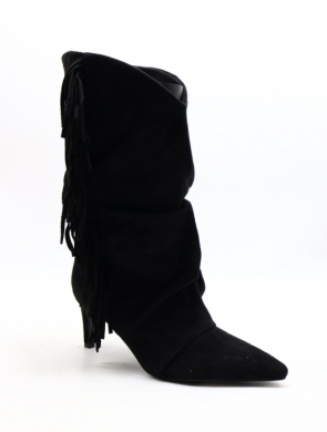 Kozaki damskie na szpilce (36-41) LA3117 BLACK