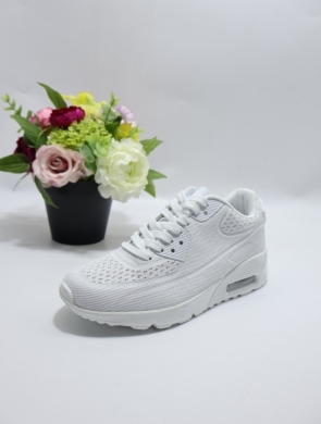 Buty sportowe damskie na płaskim (36-41) D802 WHITE
