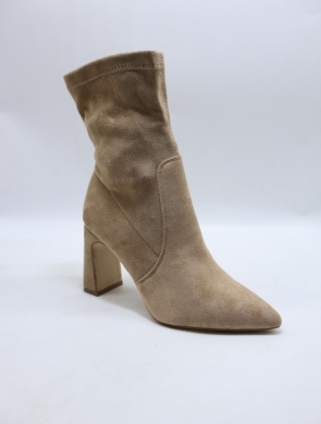 Botki damskie na obcasie (36-41) 168-390 KHAKI
