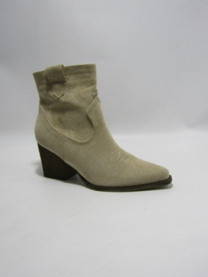 Botki damskie na obcasie (36-41) C-180 BEIGE