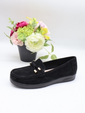 Mokasyny damskie na płaskim (36-41) 8212 BLACK