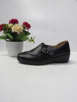 Półbuty damskie na koturnie (37-42) 2929 BLACK