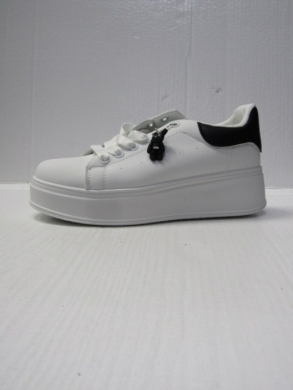 Buty sportowe damskie na koturnie (36-41) WW-131 WHITE/BLACK