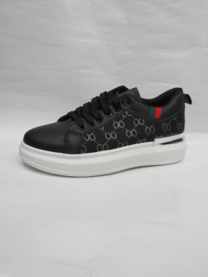 Buty sportowe damskie na płaskim (36-41) A86 BLACK