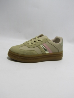 Buty sportowe damskie na płaskim (36-41) LL1970 KHAKI