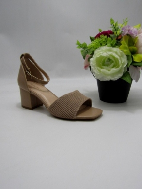 Sandały damskie na obcasie (36-41) 8738 KHAKI