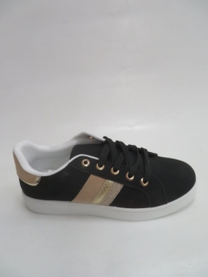 Buty sportowe damskie na płaskim (36-41) QS-28 BLACK