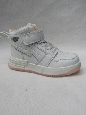 Buty sportowe dziewczęce (26-31) P808 WHITE/PINK