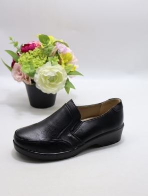 Półbuty damskie na płaskim (36-41) 5838-1 BLACK