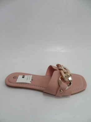 Klapki damskie na płaskim (36-41) F-39 PINK