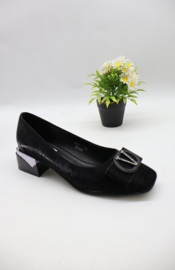 Czółenki damskie na obcasie (36-41) 6200 BLACK