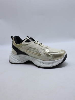 Buty sportowe damskie na płaskim (36-41) BK10-385 GOLD