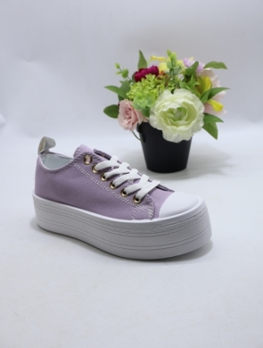 Trampki damskie na płaskim (36-41) 6183 PURPLE