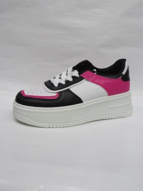 Buty sportowe damskie na płaskim (36-41) BO807 BLACK