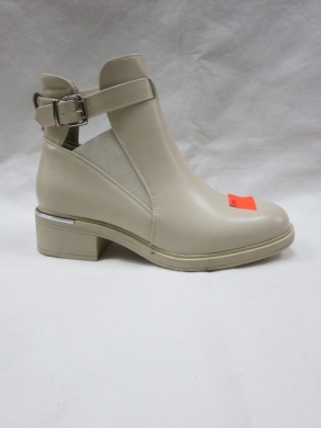 Botki damskie na płaskim (36-41) 5720 BEIGE