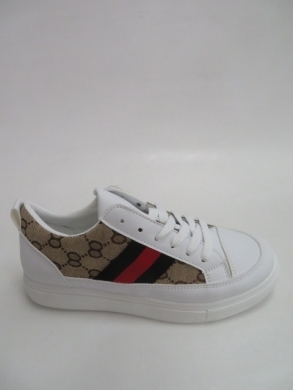 Tenisówki damskie na płaskim (36-41) M975 WHITE