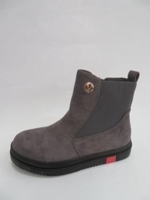 Botki damskie jesienne na płaskim (36-41) GF-WL-50 GREY
