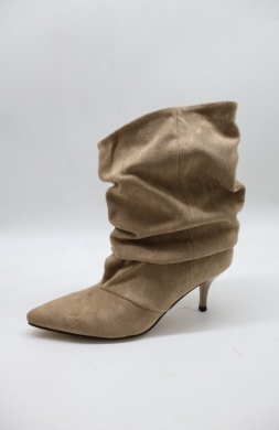 Botki damskie na szpilce (36-41) 52268 KHAKI