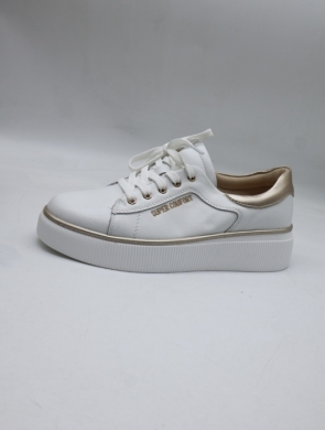 Buty sportowe damskie na płaskim (36-41) 6872 WHITE