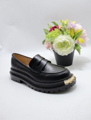 Mokasyny damskie na płaskim (36-41) H8-339 BLACK