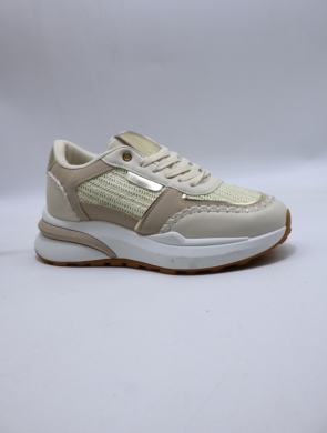 Buty sportowe damskie na płaskim (36-41) L812 BEIGE