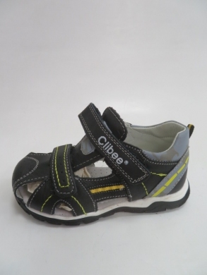Sandały Chłopięce (26-31) AB237 BLACK/YELLOW